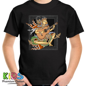 Kaos wayang melody 1 Special edition black