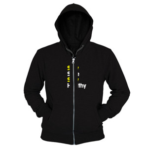 Hoodie Zipper Stay Safe Stay Heakthy