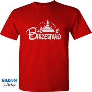 Kaos Bridesmaid Disney Castle