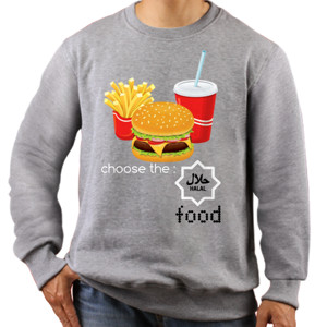 Jaket Sweater  Choose The Halal Food Minimo