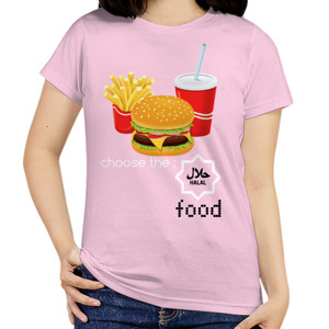 Kaos  Choose The Halal Food Minimo