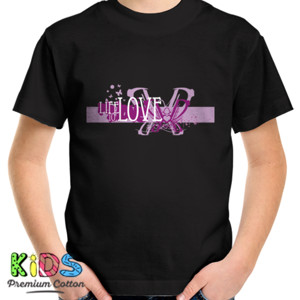 Kaos Design Love Ungu