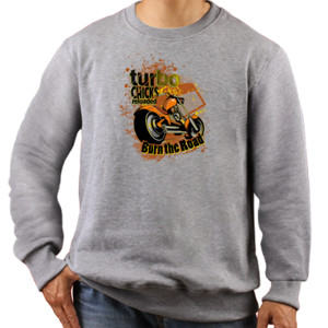 Jaket Sweater Burn The Road