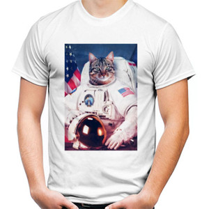 Kaos Kaos Kucing Astronot