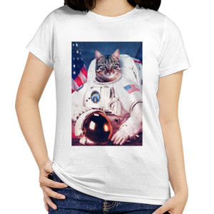Kaos Kaos Kucing Astronot