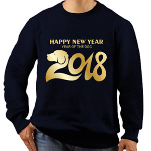 Jaket Sweater KAOS HAPPY CNY 2018