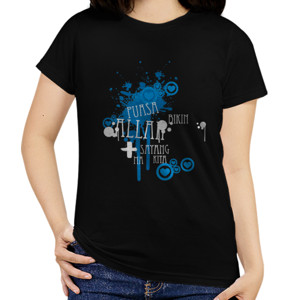 Kaos Design Puasa Biru