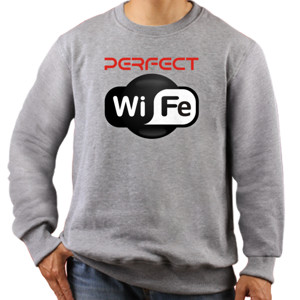 Jaket Sweater big red perfect wife