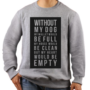 Jaket Sweater WITHOUT MY DOG