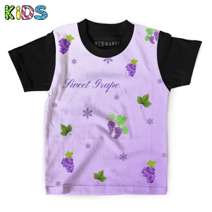 Kaos Anak Full-Print grape