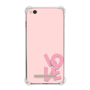 Casing HP LOVE Pink Pastel