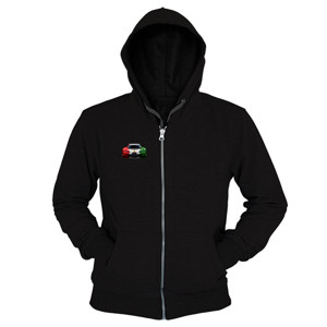 Hoodie Zipper DISTRO Collection G_BLACK FOREVER