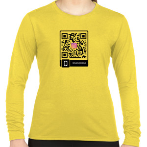 Kaos Kaos QR CODE (Maaf anda kena prank) Bisa custom
