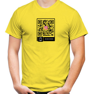 Kaos Kaos QR CODE (Maaf anda kena prank) Bisa custom