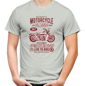 Kaos biker motorcycle classic