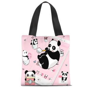 Tas Tote Fullprint Totebag panda