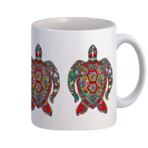 Mug Kura-kura Laut Dekoratif