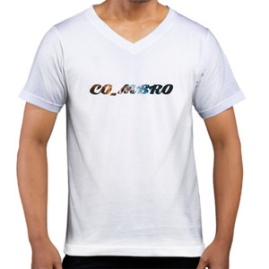 Kaos  Kaos Pria Co_mbro V-Neck by Co_mbro