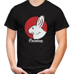 Kaos Distro Lukisan Kelinci