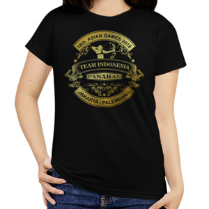 Kaos ASIAN GAMES 2018 - ARCHERY GOLD TEAM INDONESIA