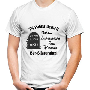 Kaos Kaos Wanita Seri Pesan Alam Kubur #5