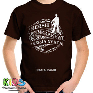 Kaos BERSIH, MERAKYAT, KERJA NYATA