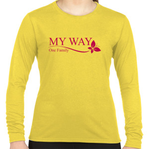 Kaos Kaos My Way Wanita Lengan Panjang