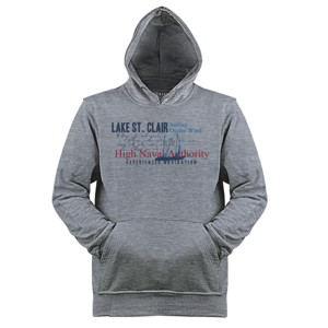 Jaket Hoodie Kaos Sailing - Lake St. Clair (SB7U7)