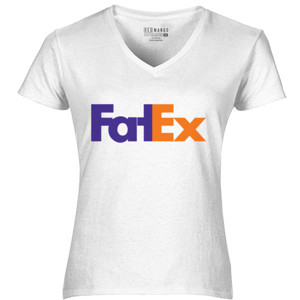 Kaos Kaos Parodi Logo FedEx - FatEx (SB8ER)