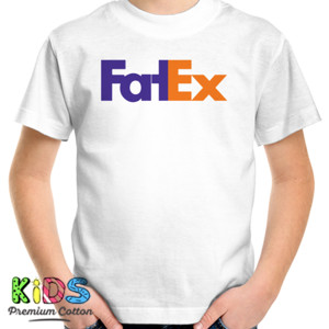 Kaos Kaos Parodi Logo FedEx - FatEx (SB8ER)