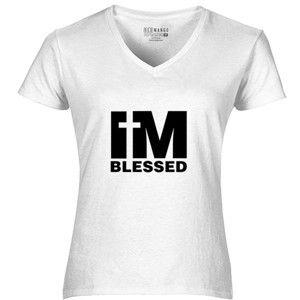 Kaos Baju Rohani Kaos Paskah I'm Blessed Warna Terang