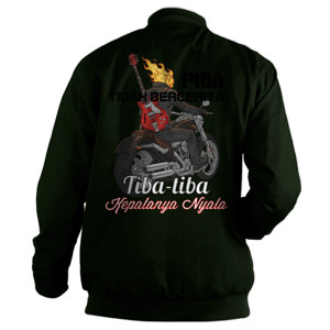 Jaket Bomber Pria Tidak Bercerita - Ghost Rider