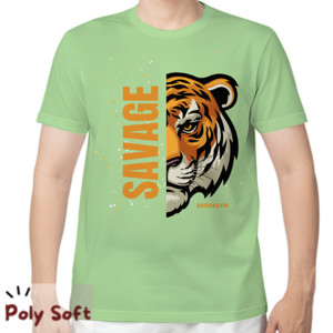 Kaos Polysoft Pria Dewasa - Savage