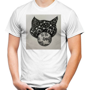 Kaos Kitty Constellation Hovering Earth