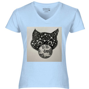 Kaos Kitty Constellation Hovering Earth