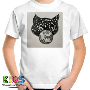 Kaos Kitty Constellation Hovering Earth