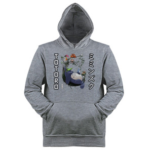 Jaket Hoodie Totoro dan Teman Sedang Santi