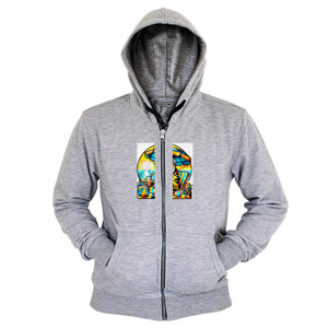 Hoodie Zipper Boss Singa