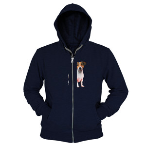 Hoodie Zipper Kaos Gambar Anjing 356