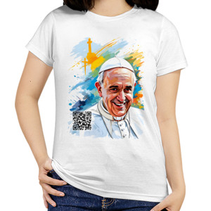 Kaos Wanita POPE FRANCIS 008