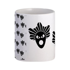 Mug Gelas Mug Gambar Ondel - Produk Distro