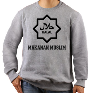 Jaket Sweater MAKANAN MUSLIM