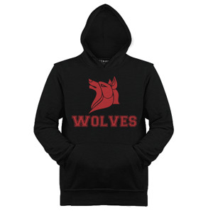 Jaket Hoodie Distro Wolves custom