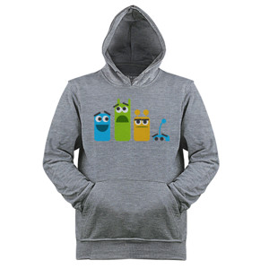 Jaket Hoodie Distro Cute Monster