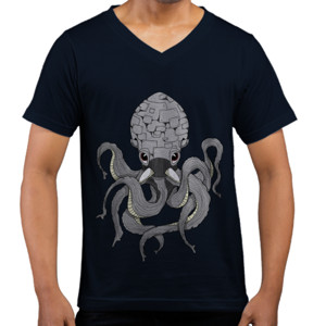 Kaos  The Octopus V-Neck