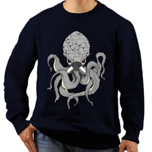 Jaket Sweater The Octopus V-Neck