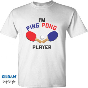 Kaos im pingpong player #3 white 