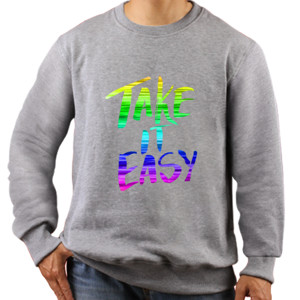 Jaket Sweater Take it Easy (Colour)