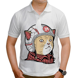 Kaos Polo Cat Lovers