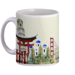 Mug Mug Lukisan Kota #1